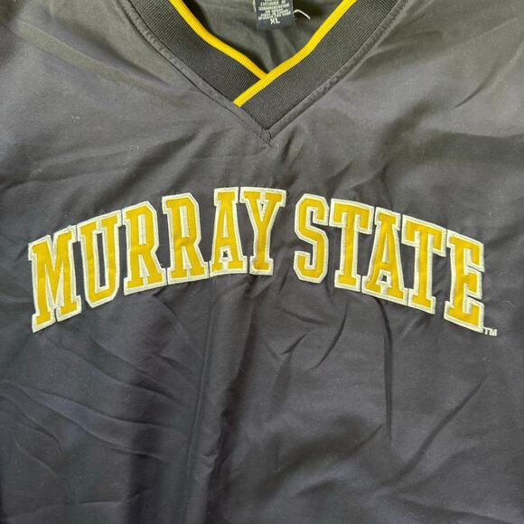Vtg Murray State Ravers V neck Windbreaker Pullover CS Crable Sportswear Sz XL - Picture 3 of 9